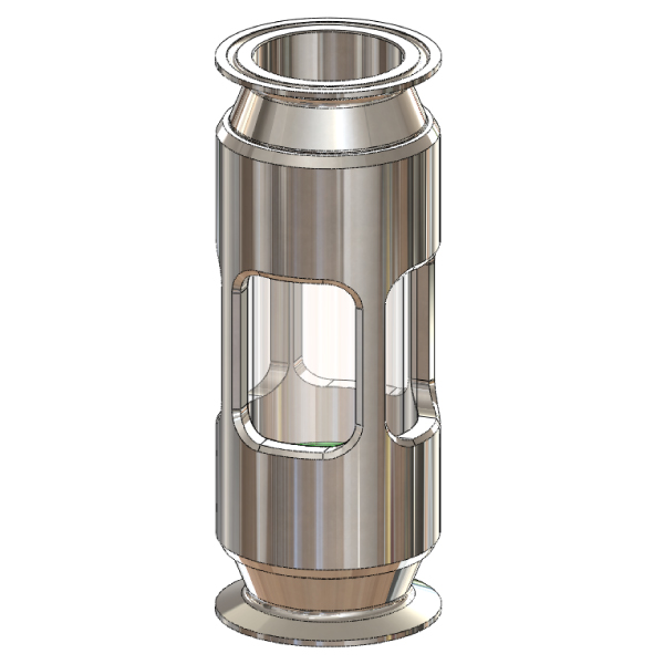 Armoured Hygienic Flow Indicator for Sterile Service