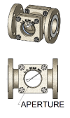 ASME B16.5 Flow Indicators with Flapper in 316 Stainless Steel or Carbon Steel Housings.
