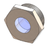 M-Threaded Sight Glass, Borosilicate Fused to Duplex Steel 2205 or Hastelloy Housing