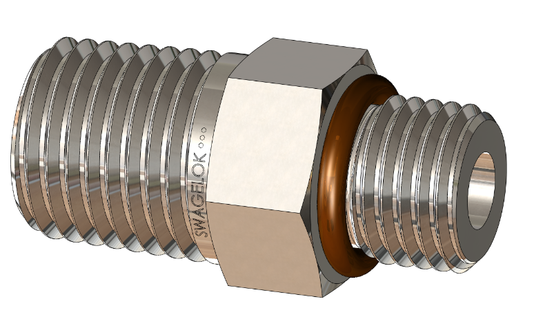 NPT to SAE J514 Pipe Fitting Adapter