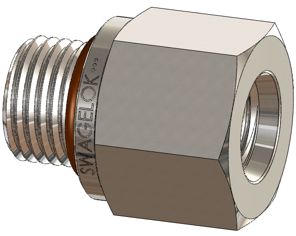 Male to Female SAE Pipe Fitting Bushing