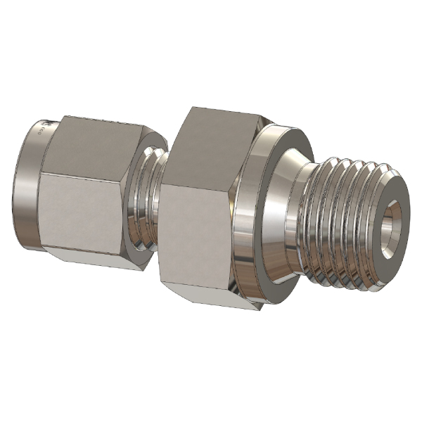 ISO/BSPP Parallel Thread Tube Fitting Connector