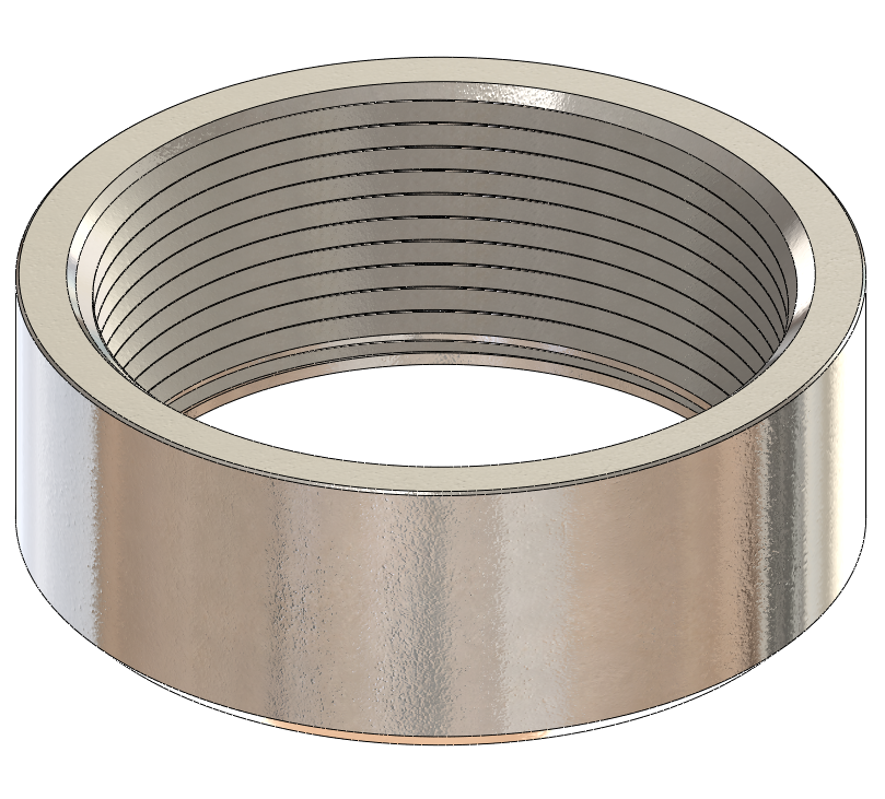 NPT Weld-On Bung, 316 Stainless Steel