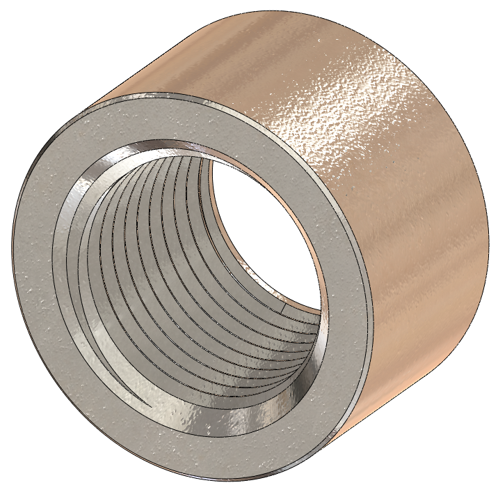 NPT Weld-On Bung, 316 Stainless Steel